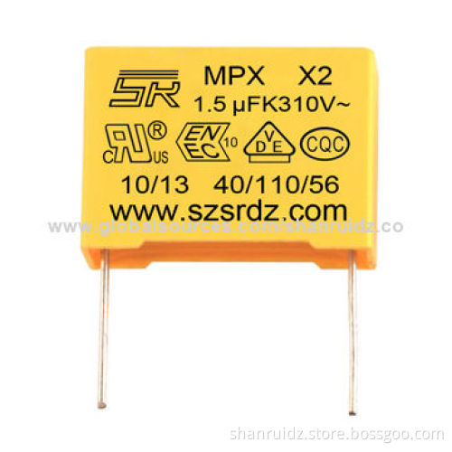 Shenzhen Shanrui Safety 155K Capacitor, 1.5uF x 2, 275V for LED Drivers